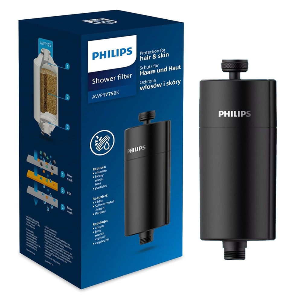 Philips Filtre de douche (noir) AWP1775BK