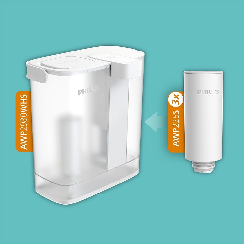 Filtre à eau instantané (3 pcs) + softening Philips Micro X-Clean AWP225S