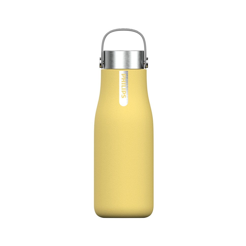 Gourde de filtration Philips GoZero LED UV-C (590 ml) Jaune AWP2788YL