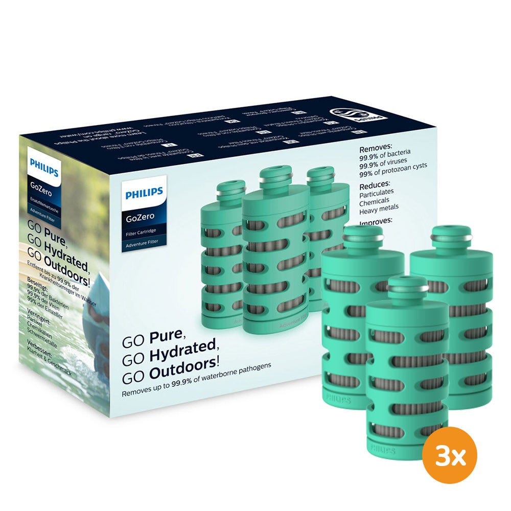 Cartouche filtrante Philips GoZero Adventure (3pcs.)