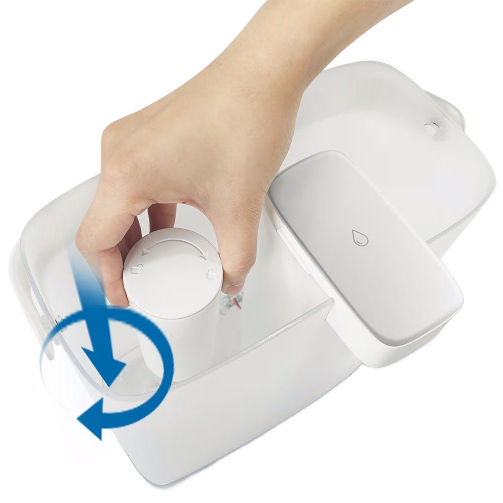 Carafe filtrante instantanée Philips Micro X-Clean + Filtres à eau Softening+ (3 pcs) AWP2980WHS3