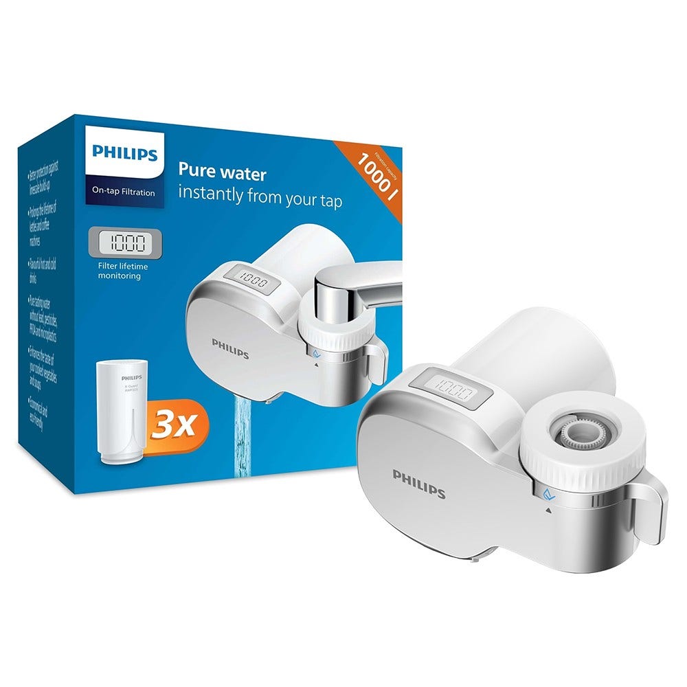Système de filtration d'eau Philips On-Tap AWP3705P3 + 3 filtres