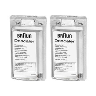 Détartrant (2x 100ml) d'origine Braun AX13210003 / BRSC003 pour machines à café