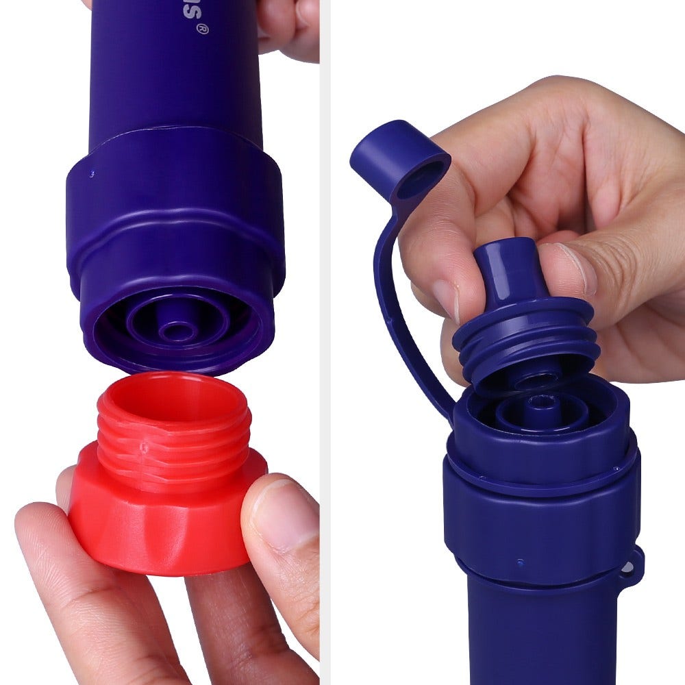 Kit de survie eau potable Format S– Pack de préparation avec filtres à eau pour situations d’urgence Philips / Allspares