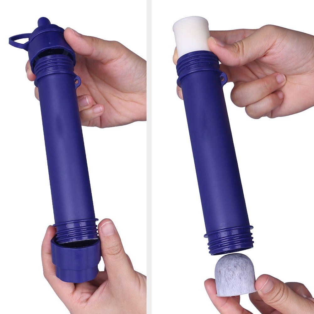Kit de survie eau potable Format S– Pack de préparation avec filtres à eau pour situations d’urgence Philips / Allspares