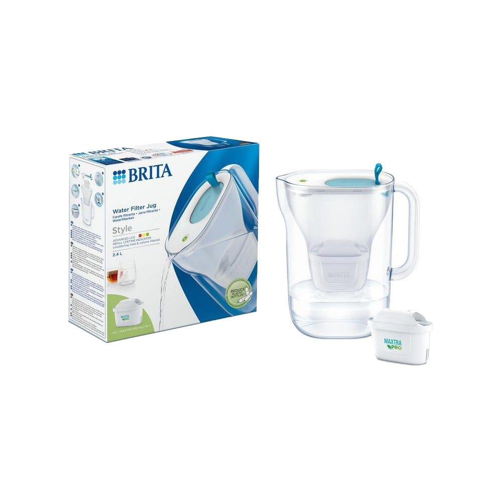 BRITA Carafe filtrante Style + cartouche filtrante MAXTRA PRO (filtre aussi les PFAS)