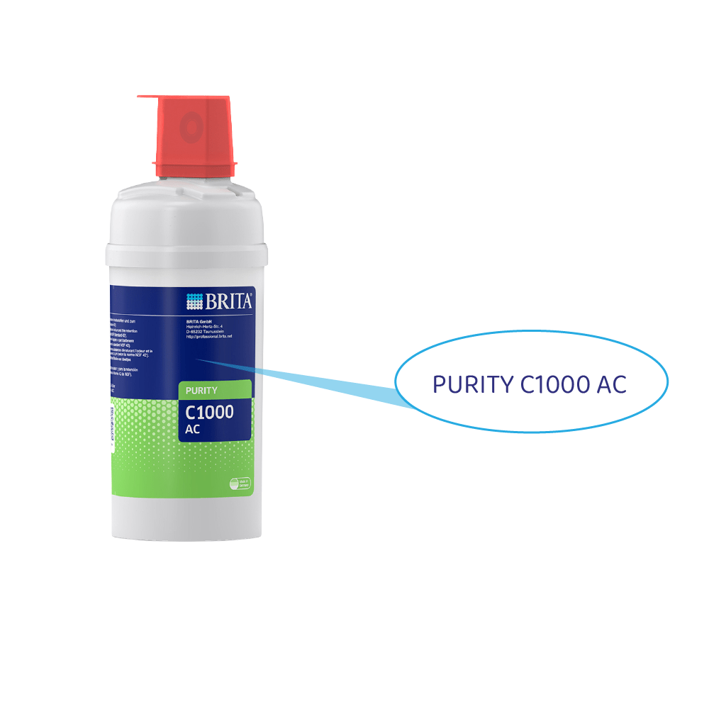 Cartouche filtrante BRITA PURITY C1000 AC (filtre aussi les PFAS)