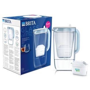 BRITA Carafe filtrante en verre Model One 2.5L + cartouche filtrante MAXTRA PRO  (filtre aussi les PFAS)