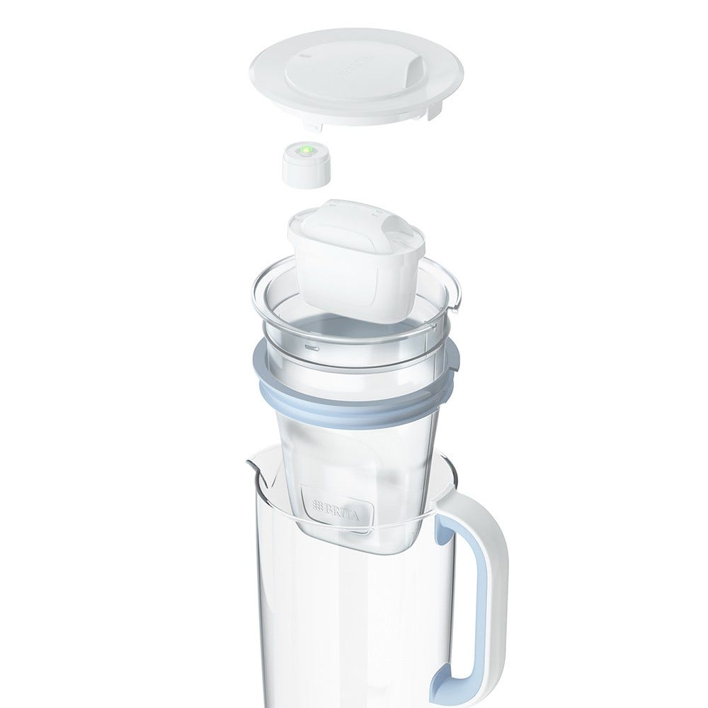 BRITA Carafe filtrante en verre Model One 2.5L + cartouche filtrante MAXTRA PRO  (filtre aussi les PFAS)