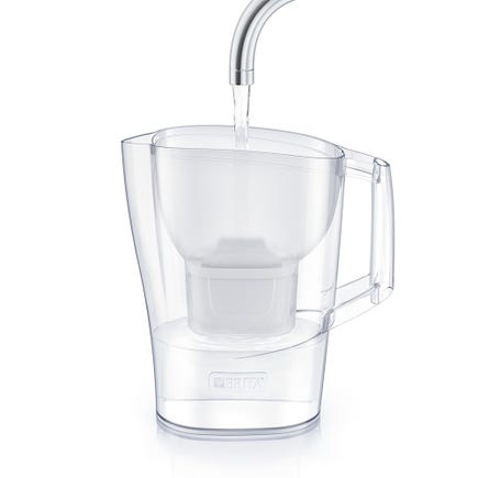 BRITA Carafe filtrante Aluna + 7 cartouches filtrantes MAXTRA PRO (filtre aussi les PFAS)