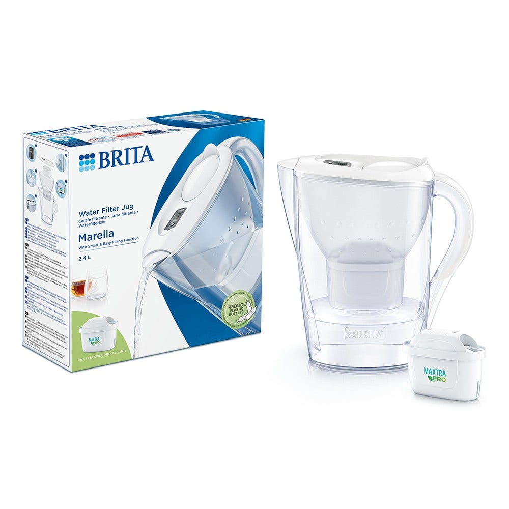 Kit de survie Filtration d'eau Essentiel 3en1 - Carafe BRITA + Allspares MINI