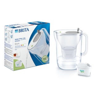 BRITA Carafe filtrante Style 2.4L + cartouche filtrante MAXTRA PRO (filtre aussi les PFAS)