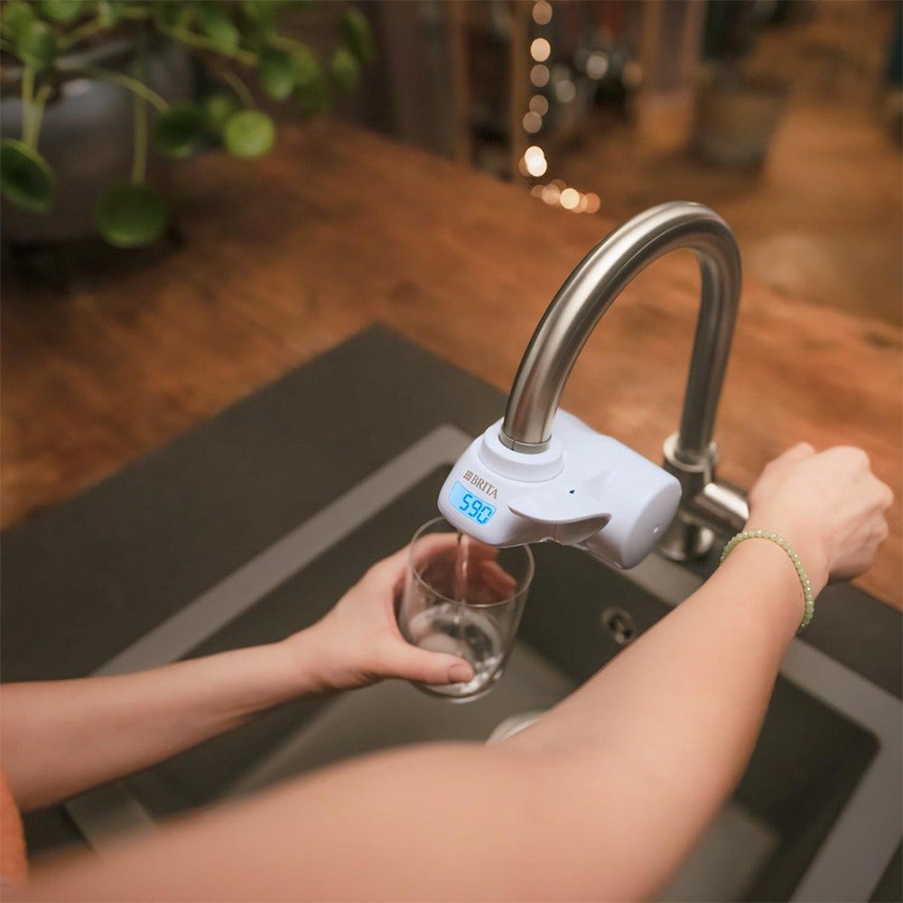 BRITA Système de filtration d'eau ON TAP Pro V-MF >0,5 micron (filtre aussi les PFAS)