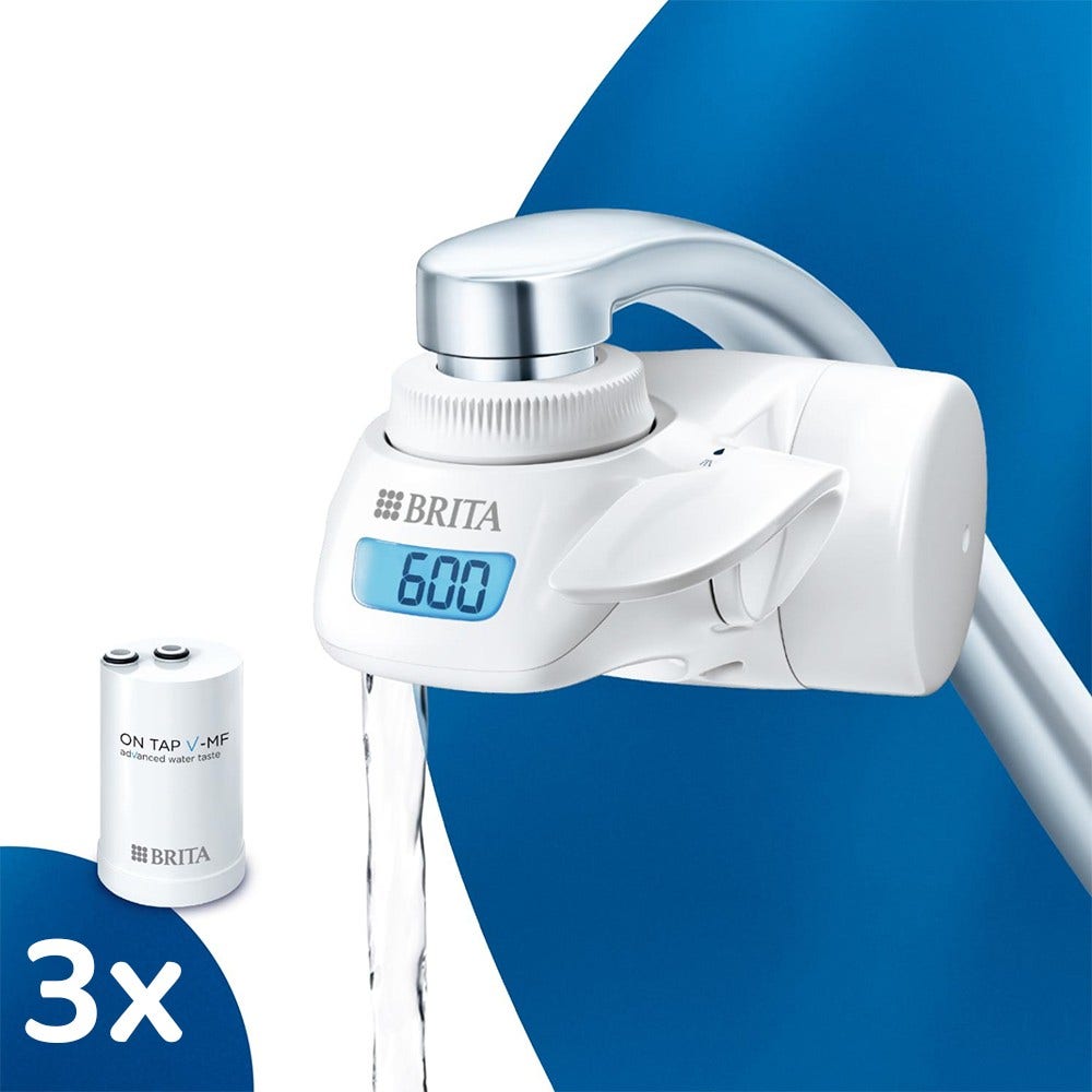 BRITA système de filtration d’eau ON-TAP Pro V-MF >0,5 micron + 3 cartouches