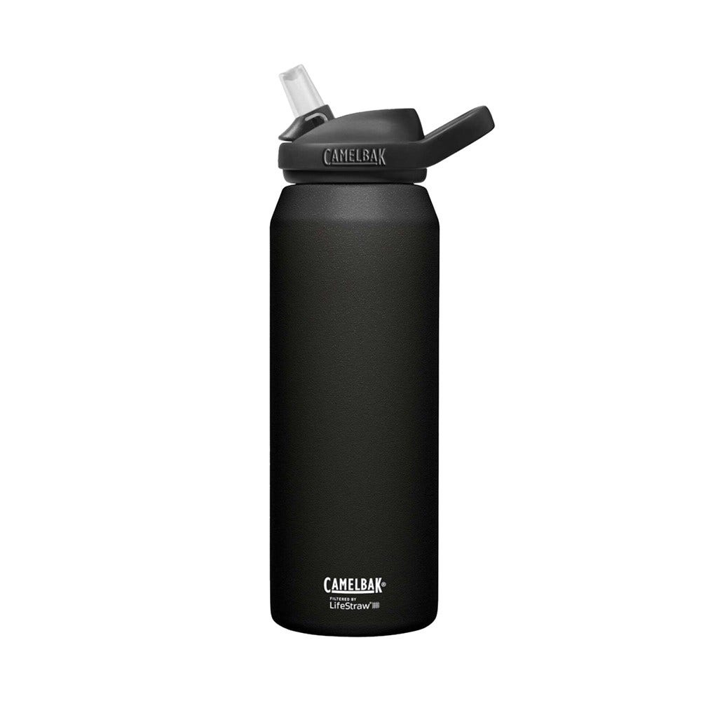 Gourde Camelbak Eddy+ Noir avec filtre LifeStraw - en acier - isotherme