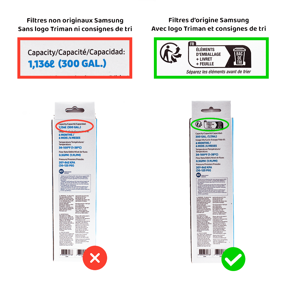 Filtre frigo d'origine Samsung HAF-CIN/EXP / DA29-00020B