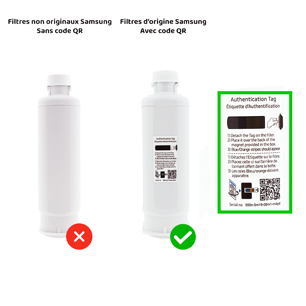 Filtre frigo d'origine Samsung HAF-QIN/EXP / DA97-17376B