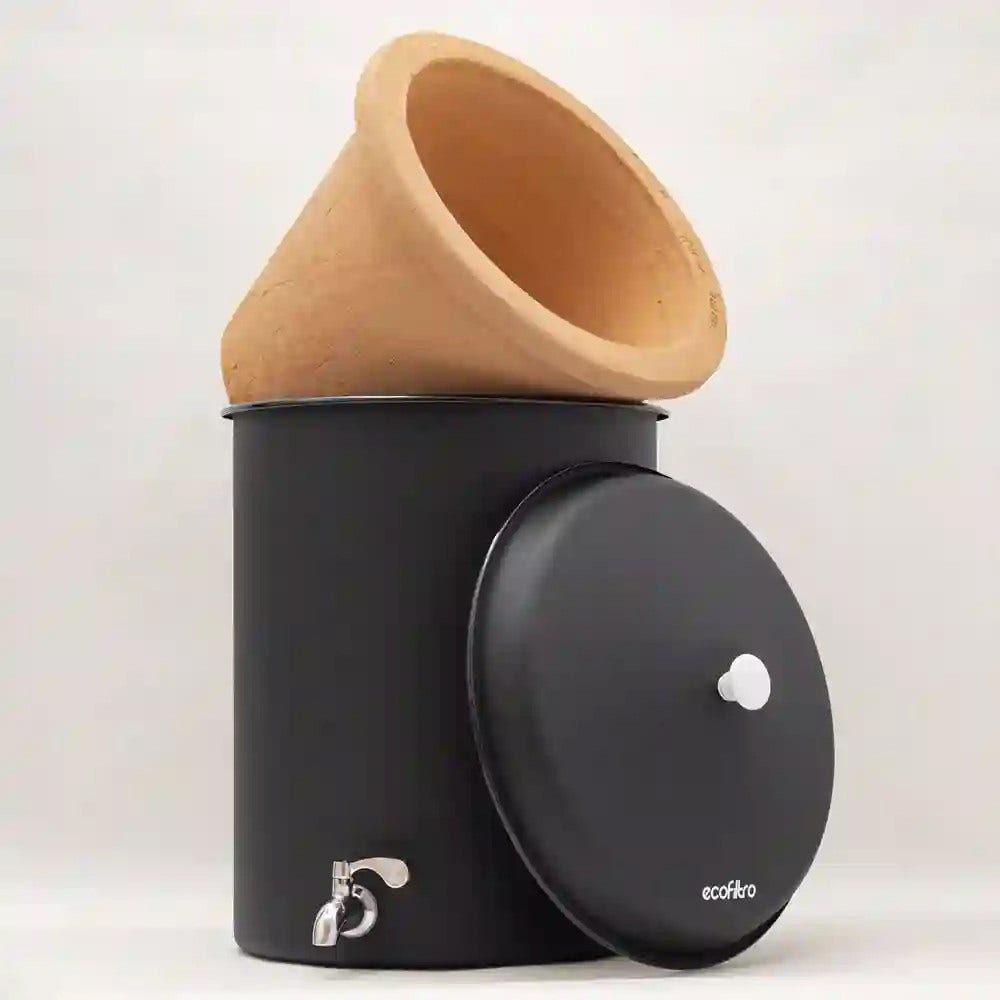 Filtre à eau Ecofiltro noir – 20 litres (filtre aussi les PFAS)