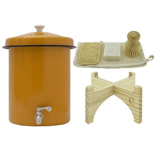 Coffret Ecofiltro 5 litres Jaune - Filtre à Eau, Support, Kit d'entretien (filtre les PFAS)