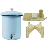 Coffret Ecofiltro 5 litres Bleu Clair - Filtre à Eau, Support, Kit d'entretien (filtre les PFAS)