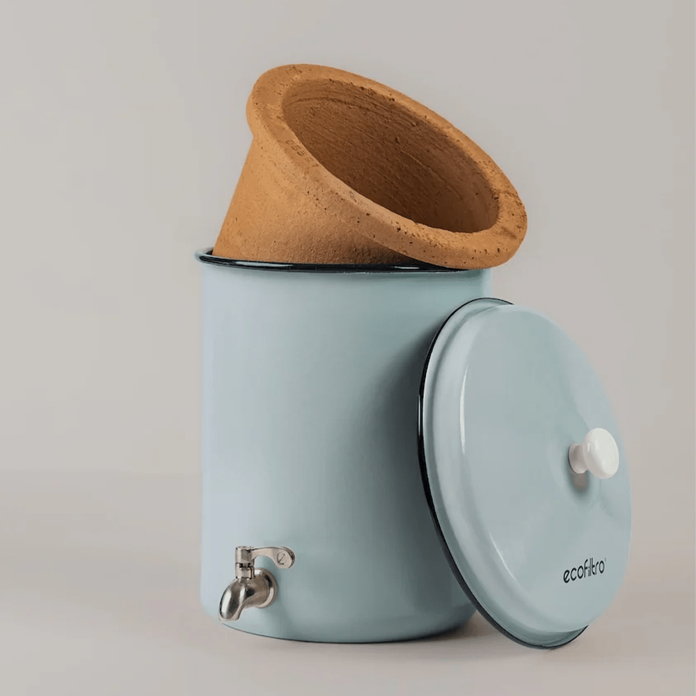 Filtre à eau Ecofiltro bleu clair – 5 litres (filtre aussi les PFAS)