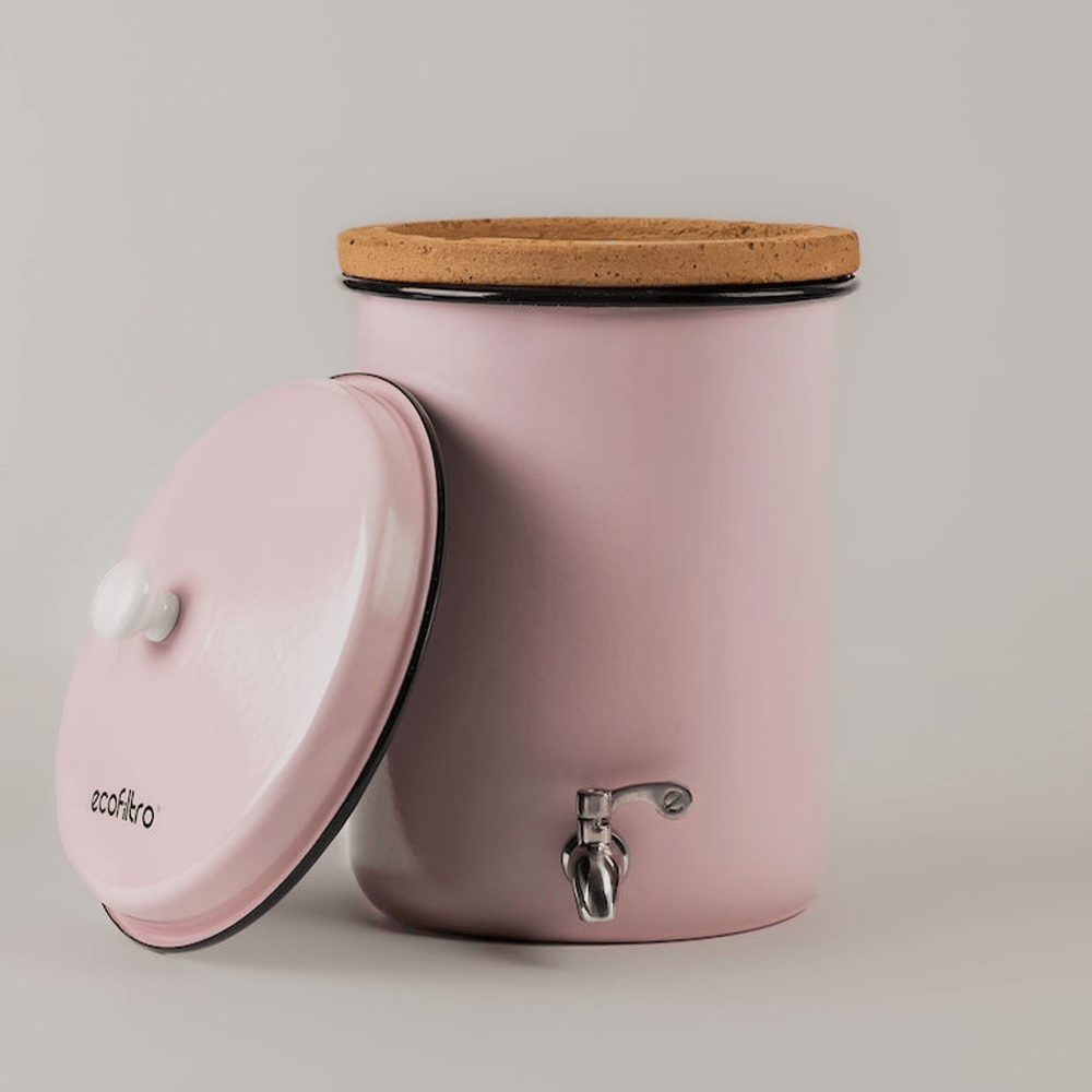 Filtre à eau Ecofiltro rose bébé – 5 litres (filtre aussi les PFAS)
