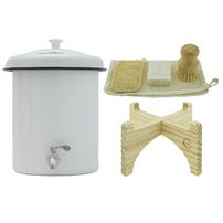Coffret Ecofiltro 5 litres Blanc - Filtre à Eau, Support, Kit d'entretien (filtre les PFAS)