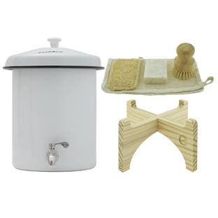 Coffret Ecofiltro 5 litres Blanc - Filtre à Eau, Support, Kit d'entretien (filtre les PFAS)