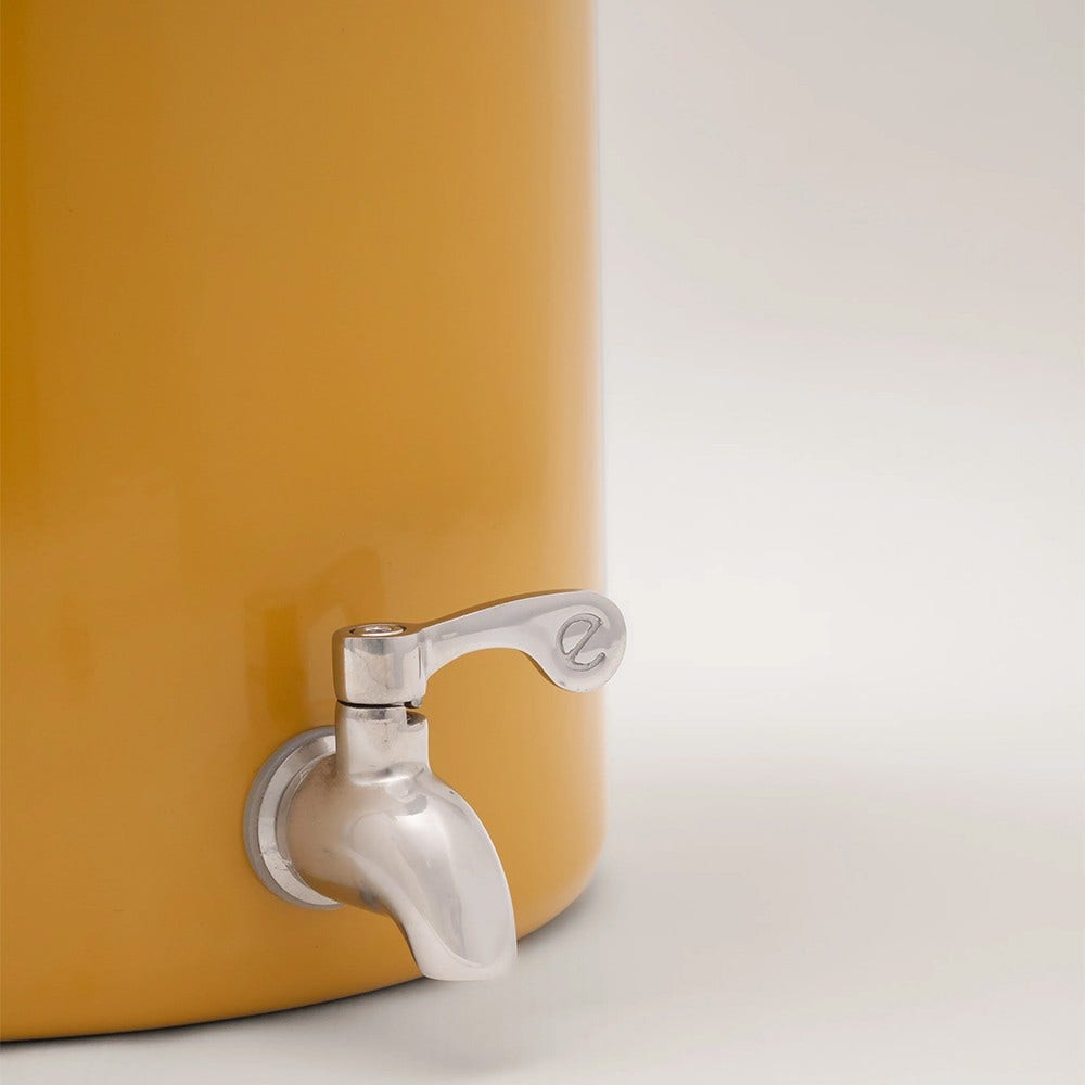 Coffret Ecofiltro 5 litres jaune – filtre à eau, support, kit d’entretien, 2 unités de filtration pour 4 ans. 