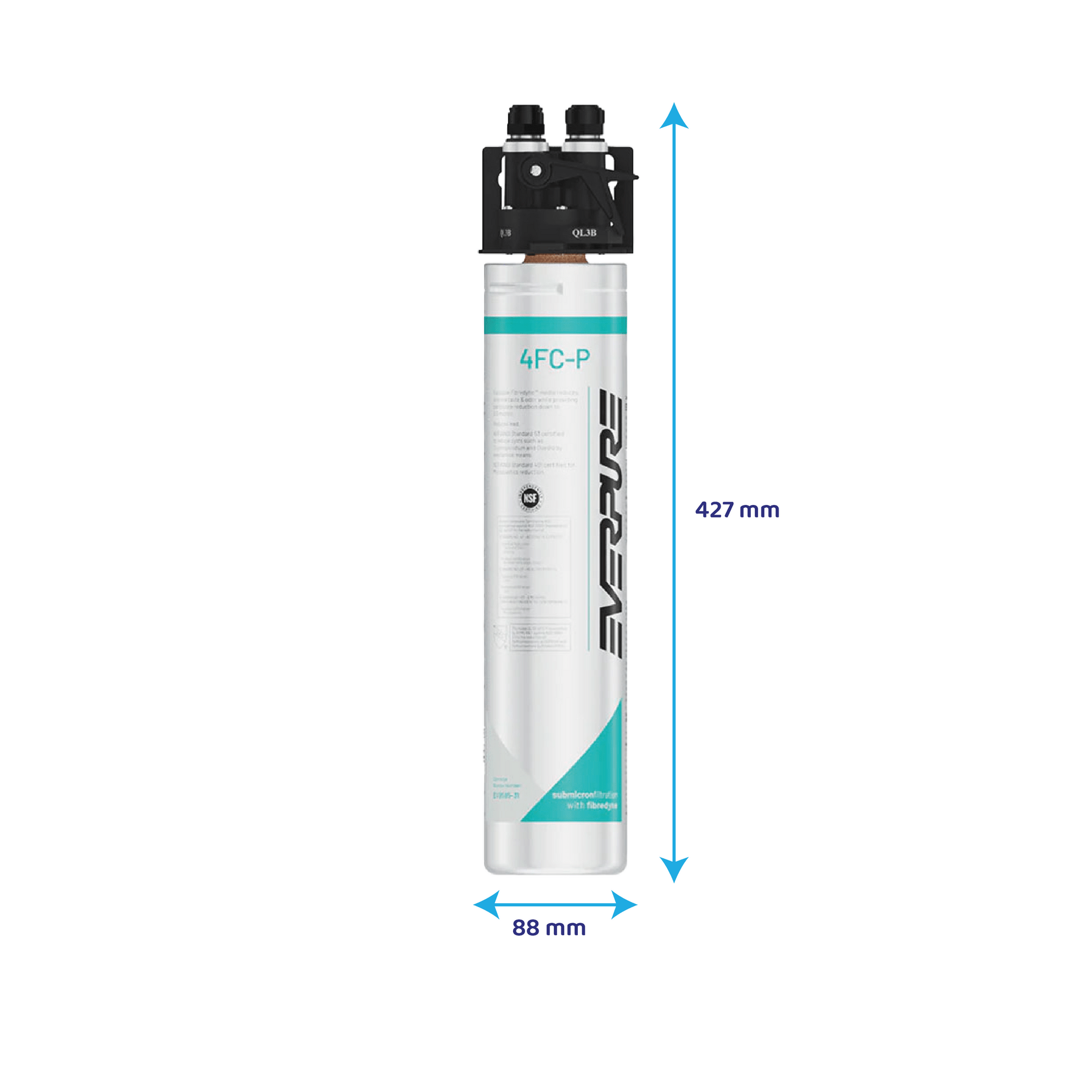 Everpure 4FC-P / EV9298-20 système de filtration - réduit PFAS, microplastiques et chlore