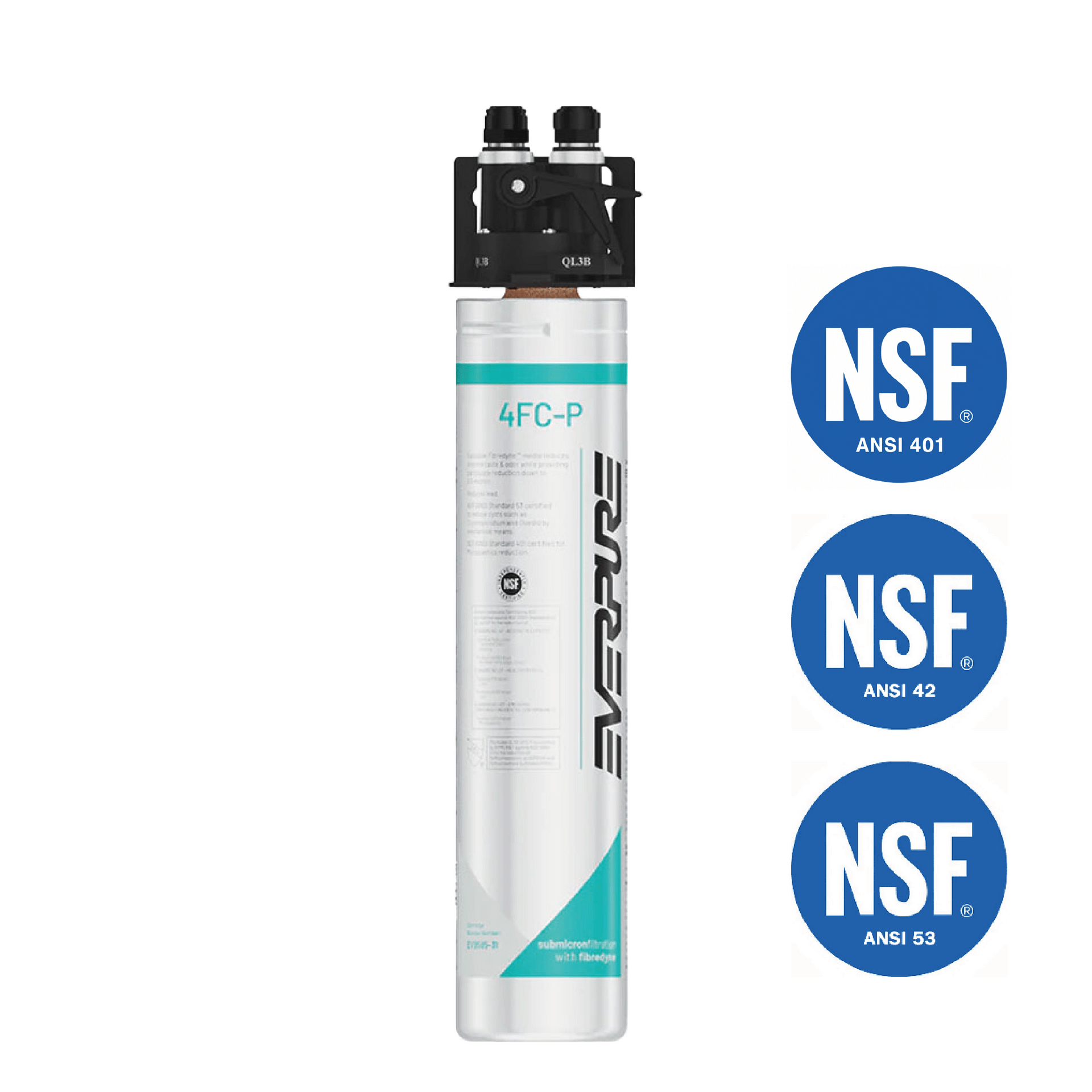 Everpure 4FC-P / EV9298-20 système de filtration - réduit PFAS, microplastiques et chlore