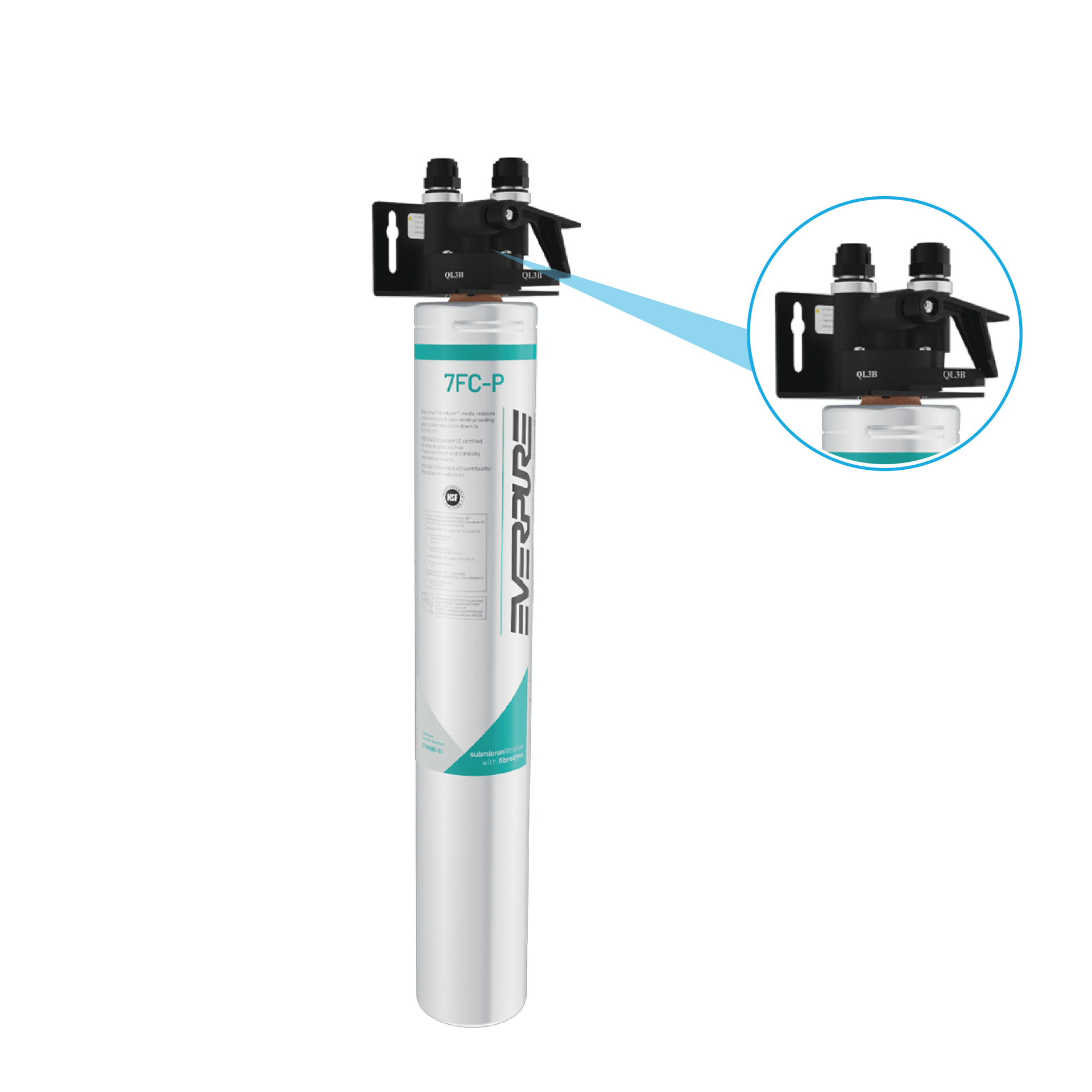 Everpure 7FC-P / EV9298-40 système de filtration - réduit PFAS, microplastiques et chlore