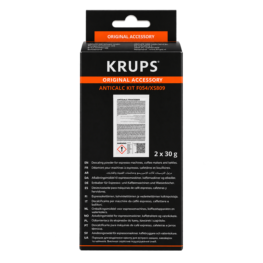 Krups Kit de détartrage F054 pour machines à café