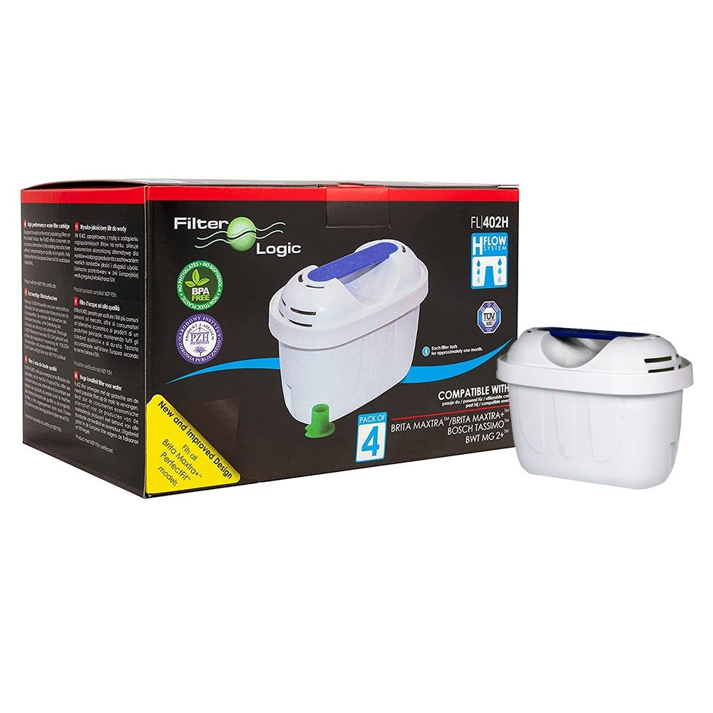 Cartouches filtrantes compatible BRITA MAXTRA+ (4 Cartouches)
