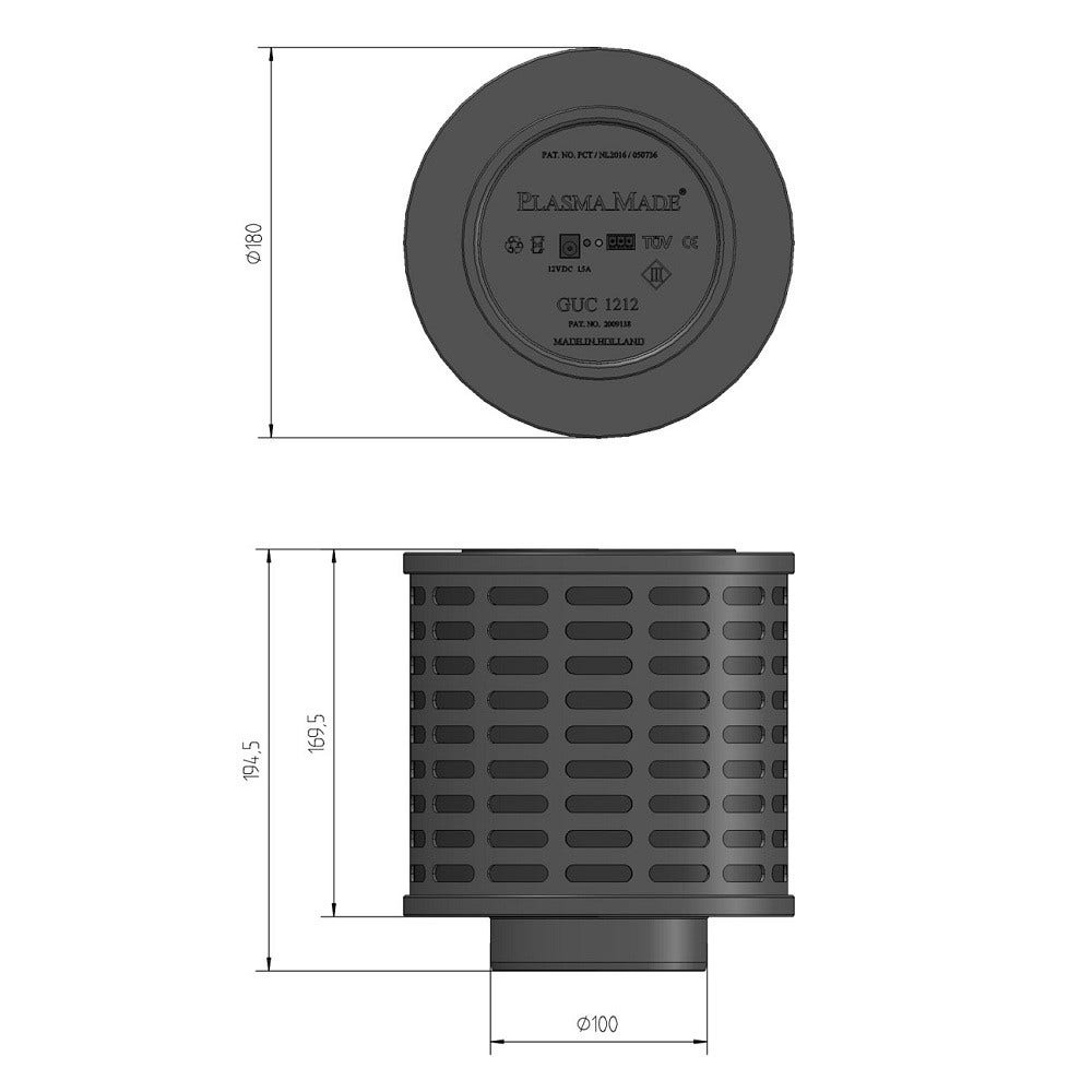 Filtre plasma PlasmaMade HF4001 pour ATAG