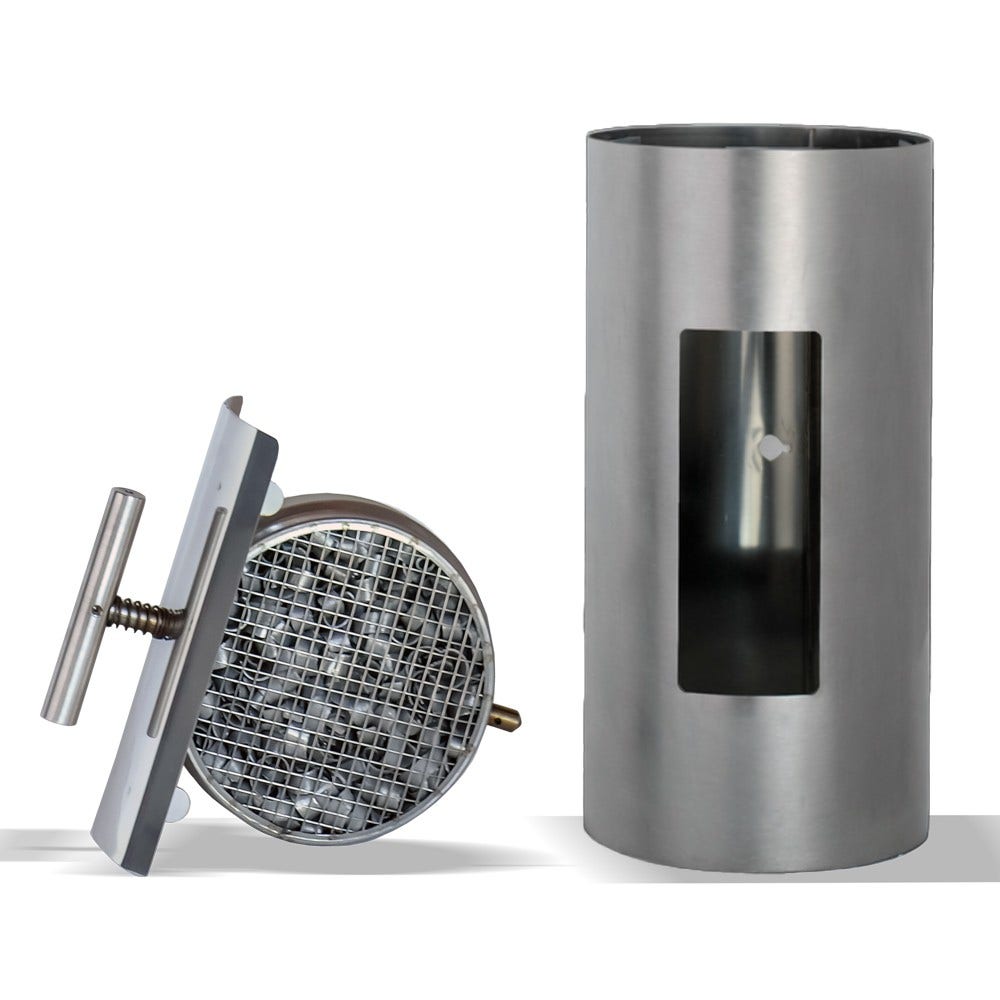 Filtre à fumée de bois ABCAT® Ø200x330mm Acier inoxydable