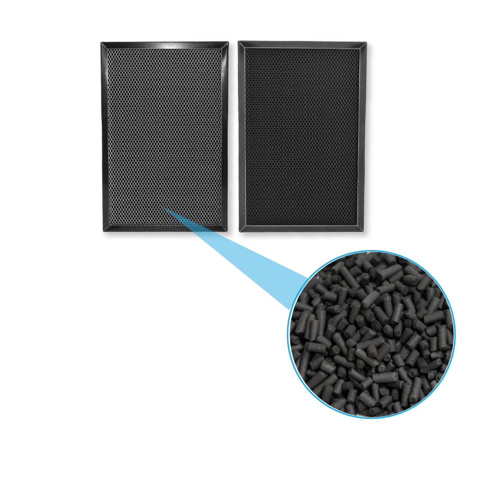 Filtre à charbon régénérable 2-en-1 compatible avec Husqvarna 140204164028