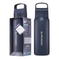 LifeStraw Go 2.0 Series Bouteille isotherme en acier inoxydable Bleu océan (1000 ml)