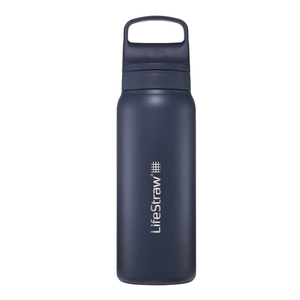 LifeStraw Go 2.0 Series Bouteille isotherme en acier inoxydable Bleu océan (1000 ml)