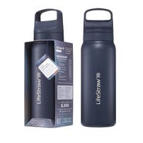 LifeStraw Go 2.0 Series Bouteille isotherme en acier inoxydable Bleu océan (700 ml)