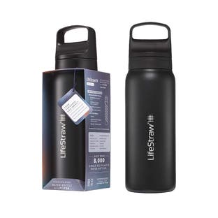 Bouteille isotherme en acier inoxydable LifeStraw Go 2.0 Series Noire (700 ml)
