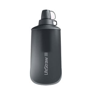 LifeStraw Peak Series Gourde Souple Pliable 1l Gris Montagne Foncé