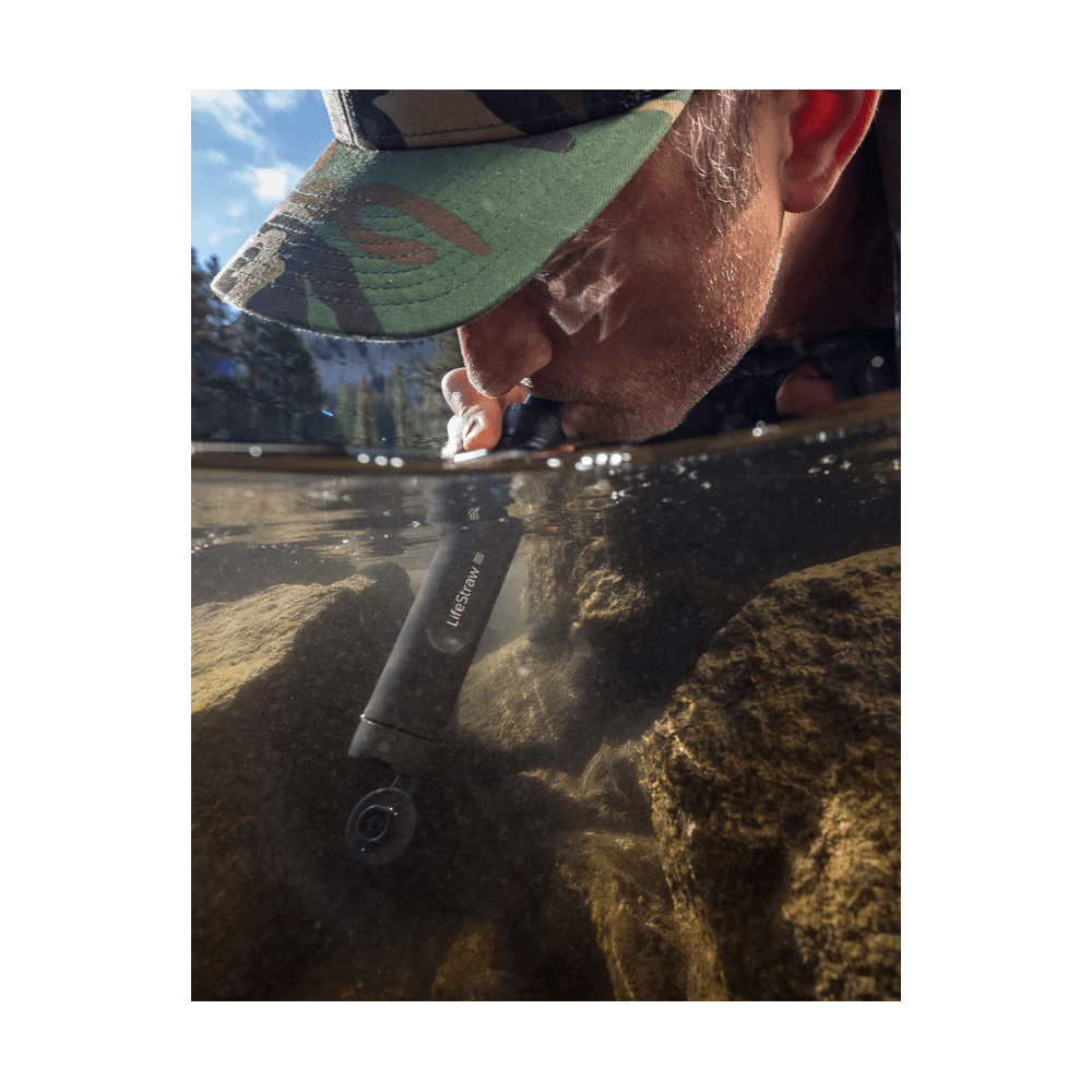 Paille Filtrante LifeStraw Peak Series Noir Montagne Foncé