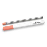 Paille Filtrante en Acier Inoxydable LifeStraw Sip– Rose Abricot
