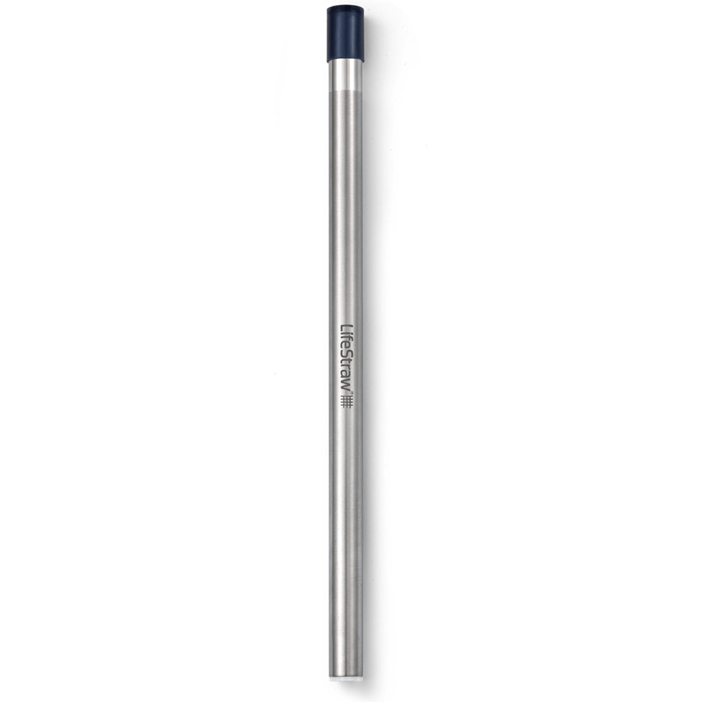 Paille Filtrante en Acier Inoxydable LifeStraw Sip– Bleu Nuit