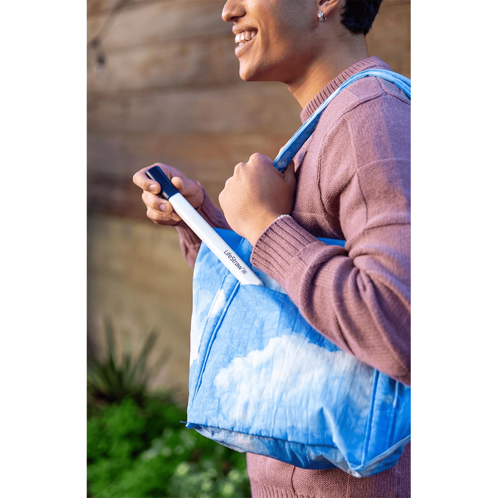 Paille Filtrante en Acier Inoxydable LifeStraw Sip– Bleu Orageux