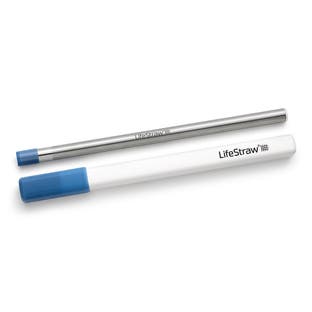 Paille Filtrante en Acier Inoxydable LifeStraw Sip– Bleu Orageux