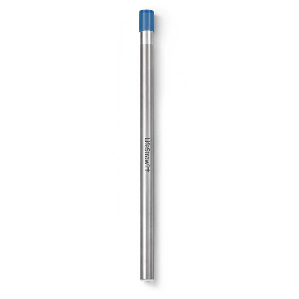 Paille Filtrante en Acier Inoxydable LifeStraw Sip– Bleu Orageux