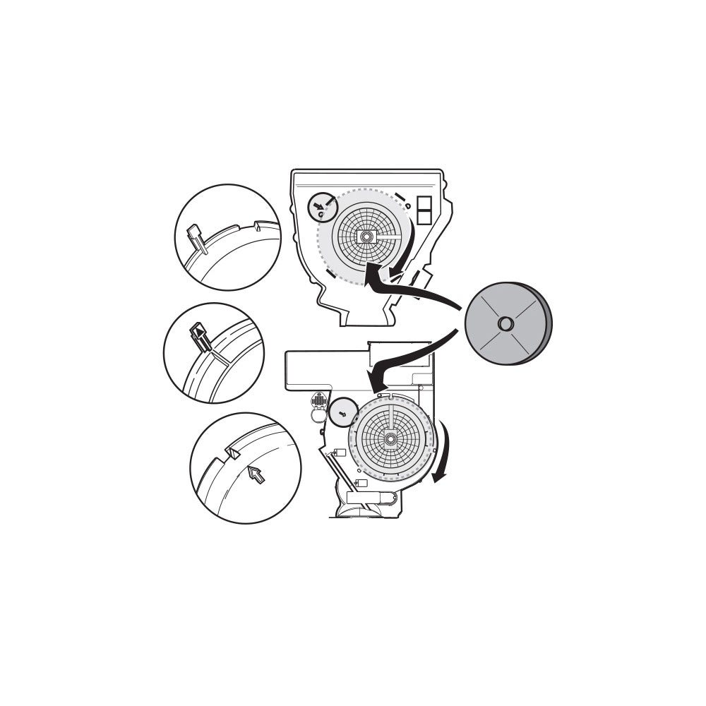 Filtre à charbon d'origine Faure MCFE08 / 9029800522