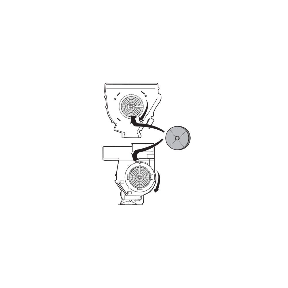 Filtre à charbon d'origine Bertazzoni FB01UA 